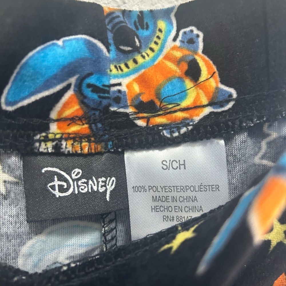 Disney Stich Halloween Pajama Pant Velour Joggers Size Small - Picture 2 of 4